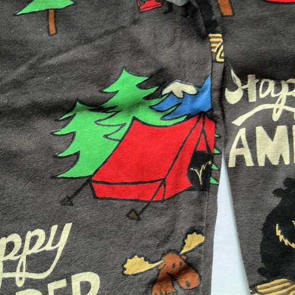 Lazy One Happy Camper Sleep Pants Size XS - Picture 11 of 13
